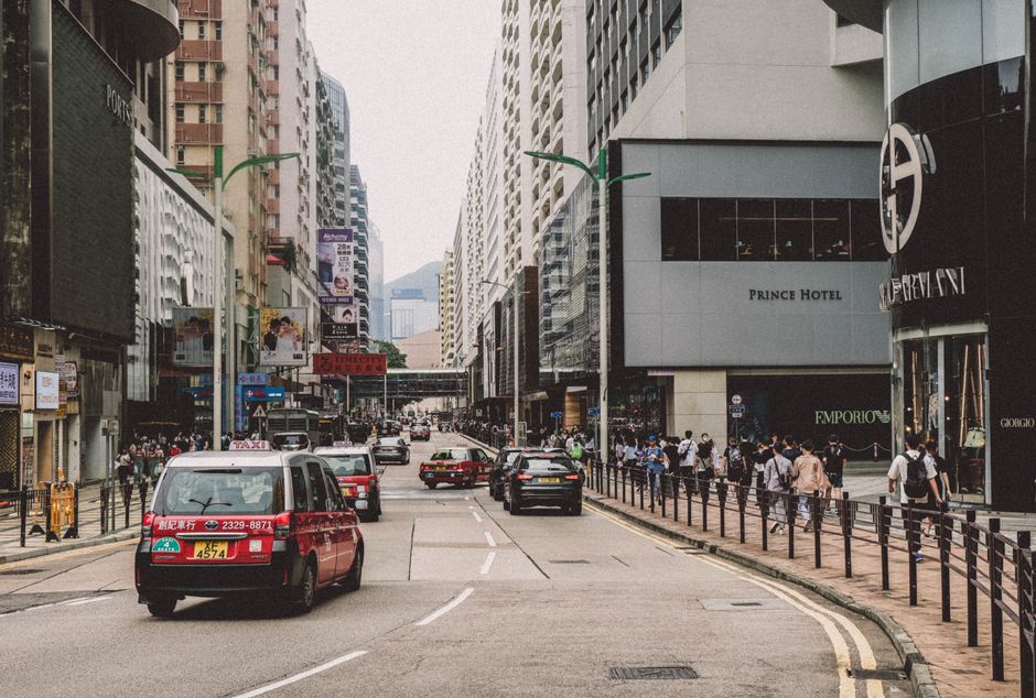 香港小巴排队等候